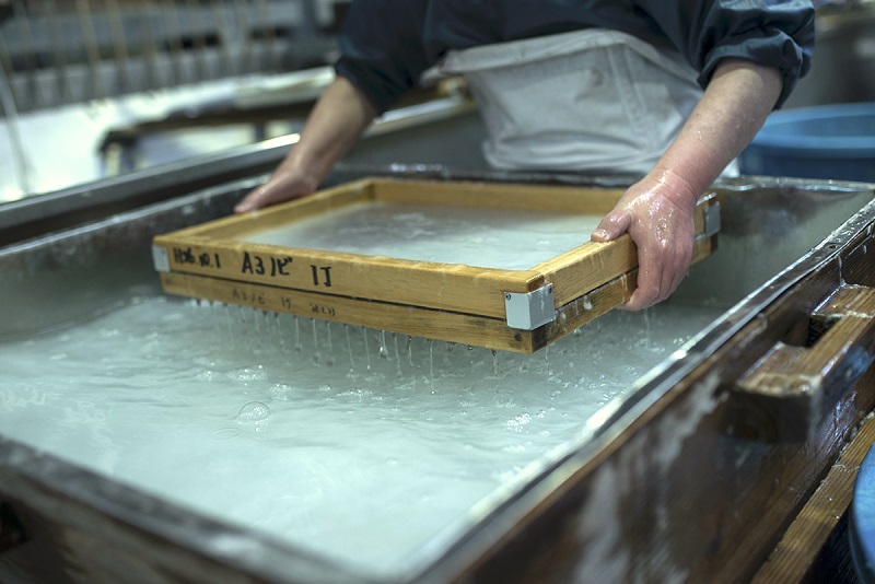 AWAGAMI - výroba papíru Bizan